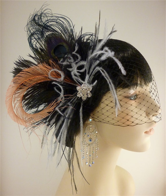 Feather Bridal Fascinator Bridal Fascinator Fascinator Hair