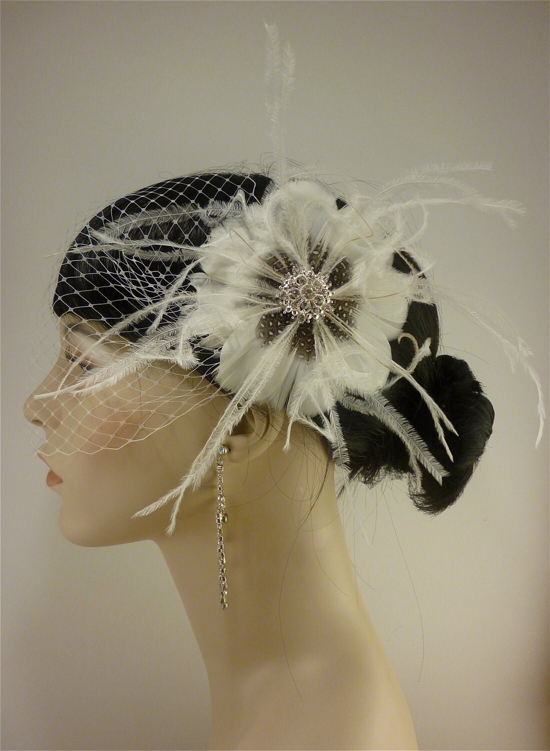 Bridal Feather Fascinator Bridal Fascinator Feather
