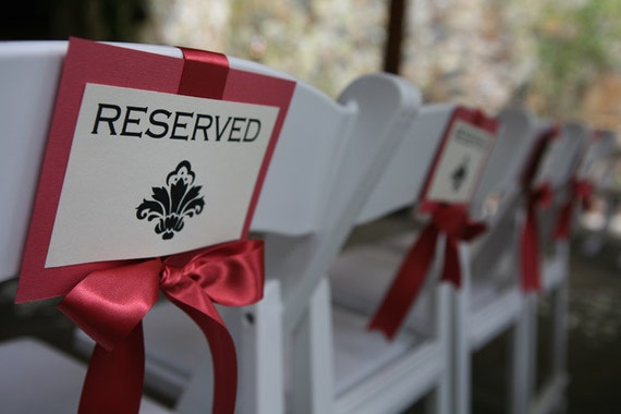 CUSTOM Reserved Sign