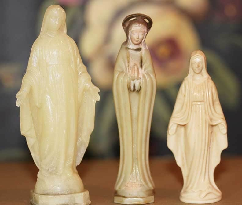 plastic outdoor religious statues