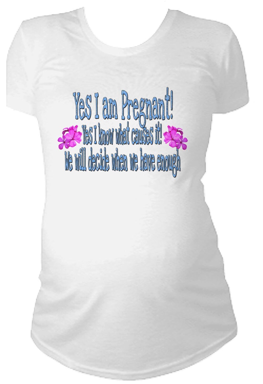 Yes I M Pregnant T Shirt 75