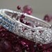 Bridal Bracelet, Wedding Bracelet, Crystal Bracelet, Bridal Cuff, Blue Bridal, Vintage Jewelry, Blue Jewelry, Blue Bracelet