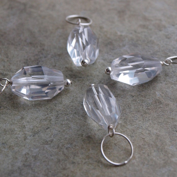 Large Clear Quartz Charm Pendant