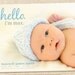 Birth Announcement - digital file, you print