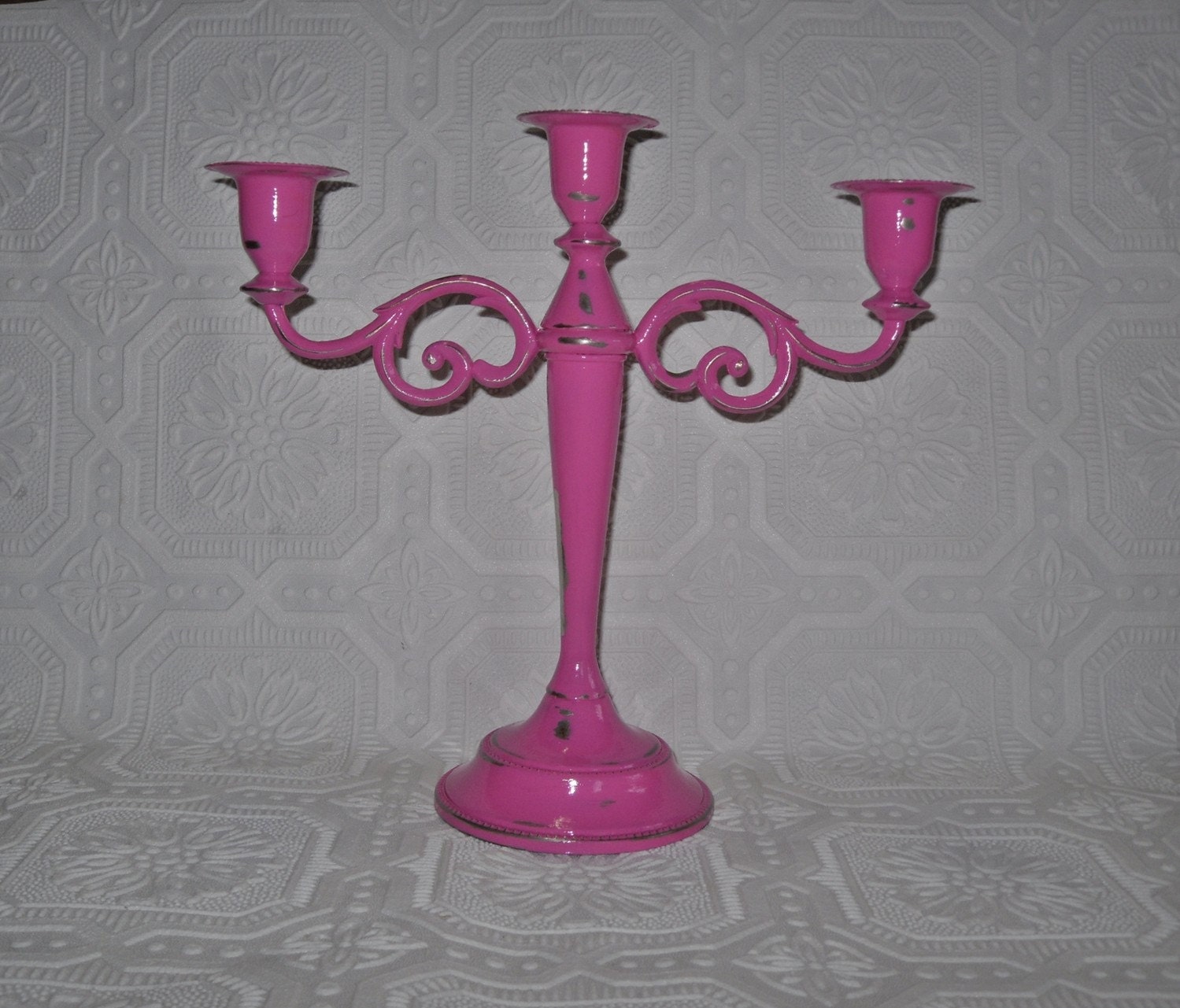 Hot Pink Candelabra