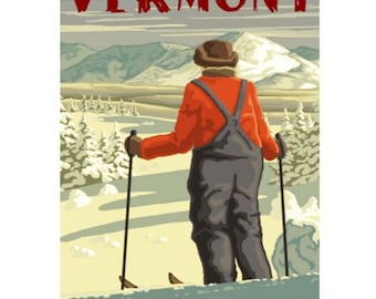 VERMONT 1S- Handmade Leather Photo Album - Travel Art