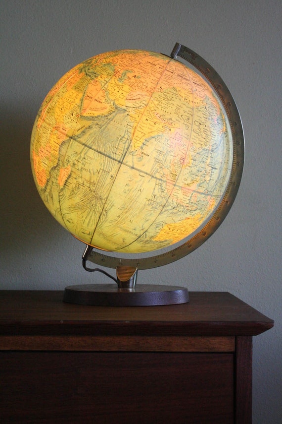Vintage Replogle LightUp Globe