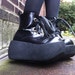 vintage 90s GOTH HARAJUKU club kid An Tai Na platform Japanese rounded toe creeper boots size 7.5