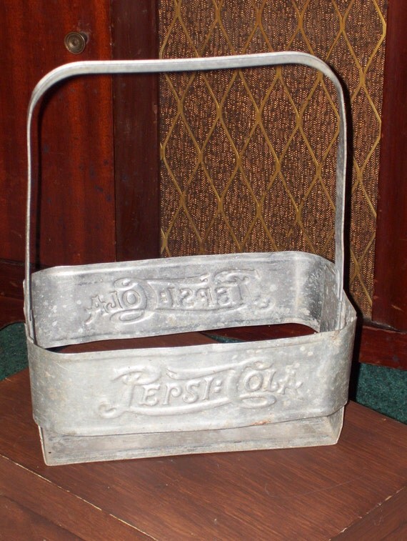 Vintage Metal Pepsi Bottle Holder