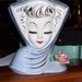 Vintage Lady Head Planter