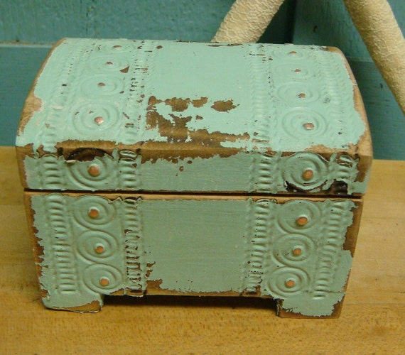 Elephant carved treasure chest asian