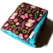 Corduroy Baby Girl Blanket with Sweet Owls