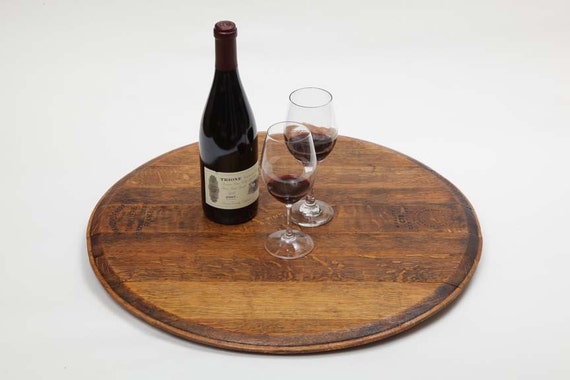 Items Similar To Wine Barrel Lazy Susan From French Oak From A Sonoma   Il 570xN.169650025 