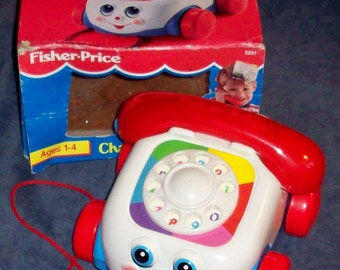 Fisher-Price Toy 2251 CHATTER TELEPHONE with display box