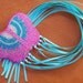 Native American Beaded Barrette - Large Butterfly