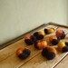 Felted wool caterpillars, wooly bear caterpillars, set of 3