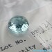BLUE TOPAZ. Micro faceted Cab. 1 pieces. Blue. Round. 10.75MM (ref.BT121)