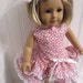 American Girl Doll Dress 1930's Party Dress Set-Ruffles and Lace