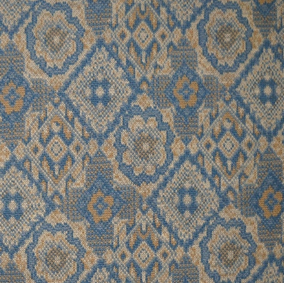Vintage Pattern Knit Fabric | vintage acrylic double knit fabric ikat pattern Vintage Pattern Knit Fabric | vintage acrylic double knit fabric ikat pattern