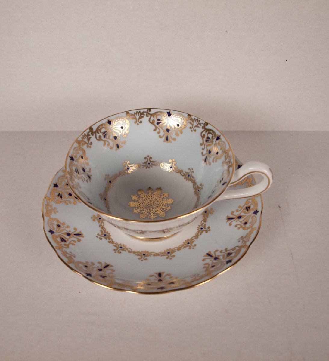Grosvenor Bone China Tea Cup and Saucer Made in England