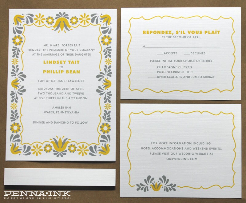 Wedding Invitations Pa 1