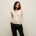 Christmas in july - buy 2 get 1 free sale- Women cream knitted cardigan