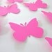 50 Large Hot Pink Butterfly die cuts