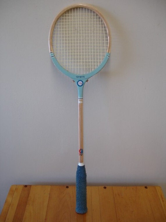 Retro Wooden Squash Racquet