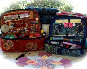 DIY Sewing Pattern - Fabric Sewing Basket Pattern - Snail mail version