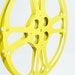 Vintage Yellow Film Reel