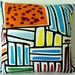 Colorful abstract pattern cushion cover, slip cover, throw pillow, decorative cushion, accent pillow