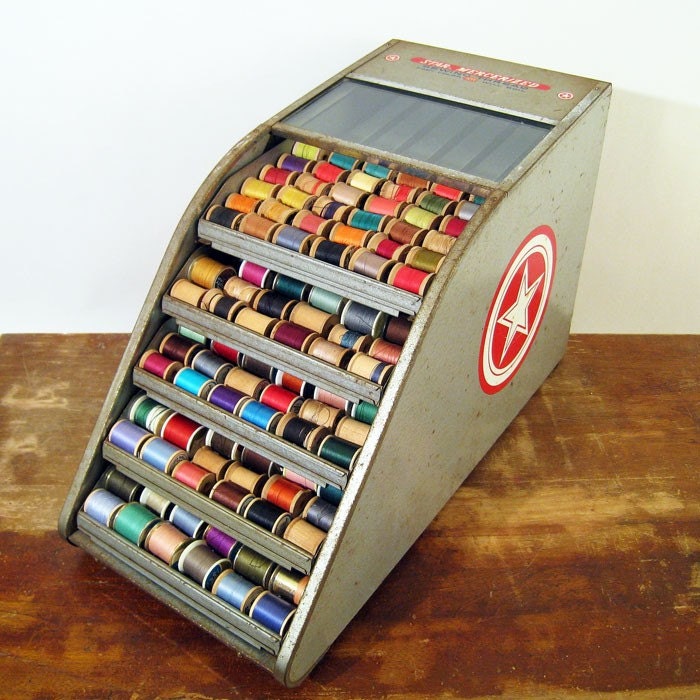 Vintage Star Sewing Thread Store Display