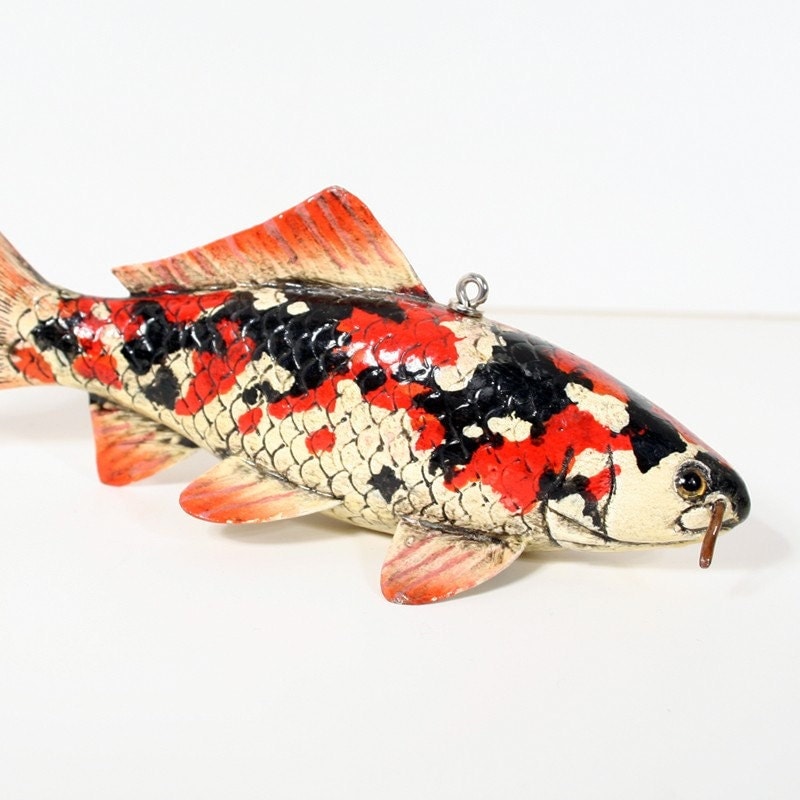 KOI FISH DECOY Hand Carved by Dean Crouser