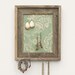 By The Seashore Rustic Jewelry Holder - Mint Green - 8 x 10