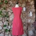 1960s Pendleton Mod Coral Sheath Dress