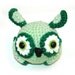 Green and Mint Owl - Rainbow Owl Series