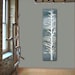 L'HiVER original abstract modern painting - gallery fine art - contemporary interior design - ooak home wall decor - white winter tree