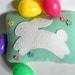 Spring Bunny Pillow - Easter Bunny - Prim Shelf Sitter