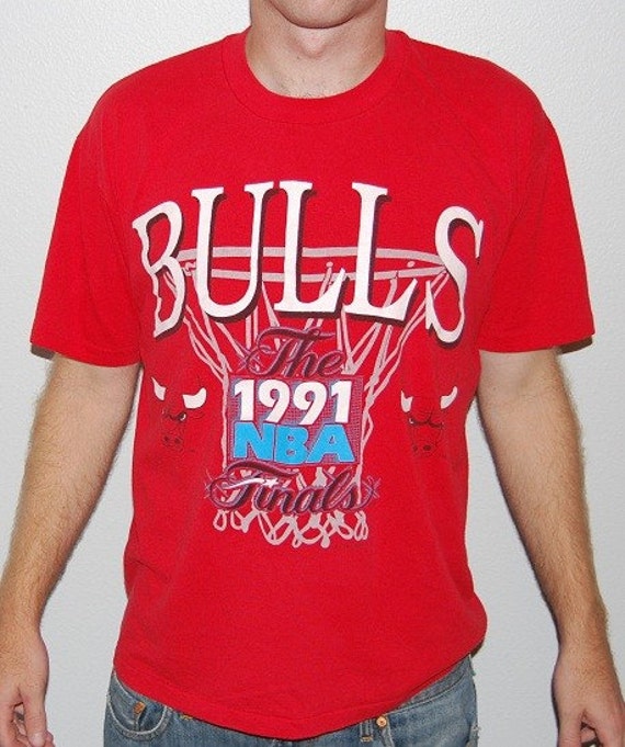 chicago bulls 1991 shirt