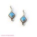 Turquoise Jewelry Drop 16mm, qty 2