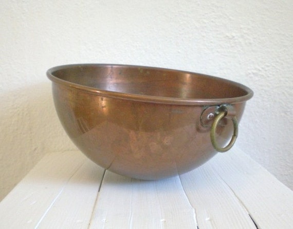 Vintage Copper Bowl 60