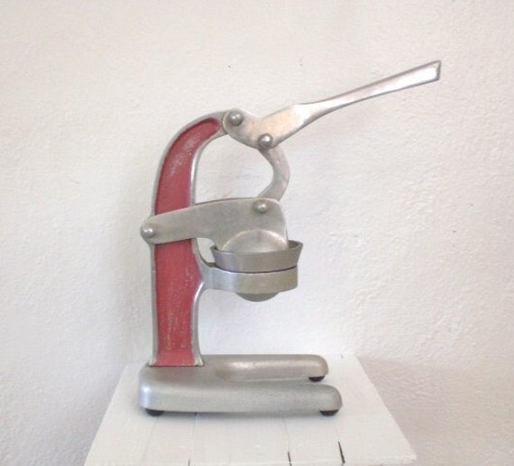 Vintage Petrin Hand Juicer Metal Industrial Extra Large Unique