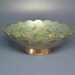 Vintage Brass Enameled Bowl Toucan