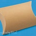 10 - Kraft Pillow Boxes - 4 1/2" x 4 1/2" x 1 1/2"