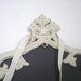 Ornate French inspired Off White Metal Frame with Chalkboard