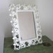 White Metal Frame with mirror Syroco style
