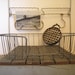 Vintage wire desk basket