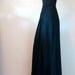 1970s Black A-Line Maxi Skirt / victorian child
