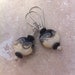 Borosilicate Bead and Sterling Silver Earrings