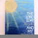 Reserved for Kyle- The Lord is My Light and My Salvation - Bible Verse Art - Made to Order - ORIGINAL16x20x3/4 Painting